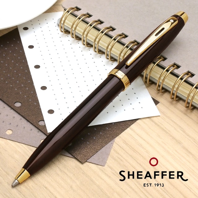 SHEAFFER（シェーファー）ボールペン Sheaffer100シリーズ コーヒーブラウンGT E2937051
