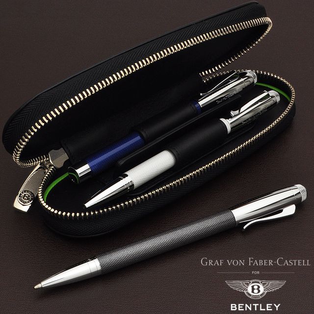 FABER-CASTELL 伯爵コレクション ベントレー 2本挿しペンケース-