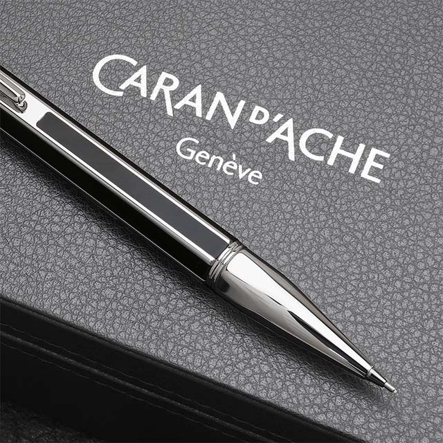 CARAN D'ACHE（カランダッシュ）ペンシル バリアス 特別素材使用 4460-020 チャイナブラックラッカー