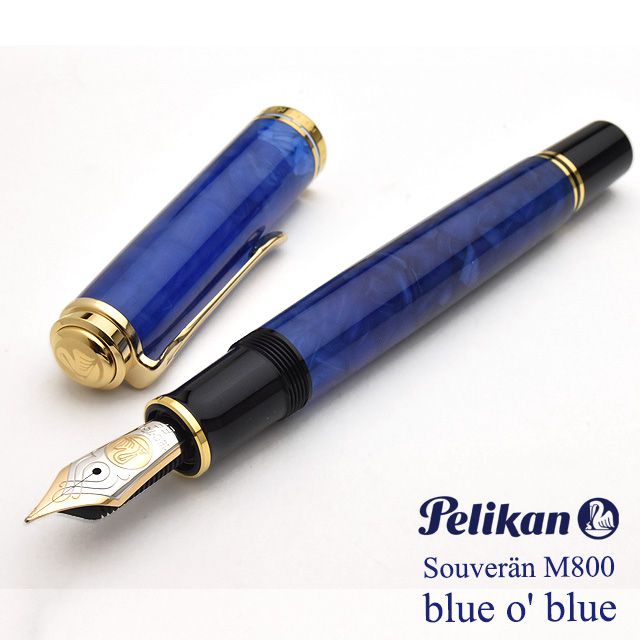 Pelikan ペリカン 万年筆 スーベレーン M800 ブルー・オ・ブルー新品