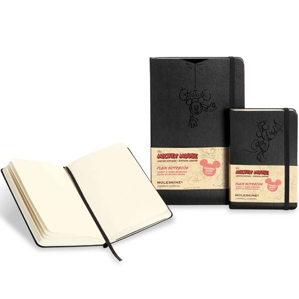 Moleskine モレスキン 限定品 ディズニー プレーンノートブック ラージサイズ 世界の筆記具ペンハウス