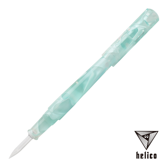 helico ヘリコ 〈諏訪 匠〉 アクリル ガラスペン キャップ付き 湧き水【ペンハウス限定モデル】