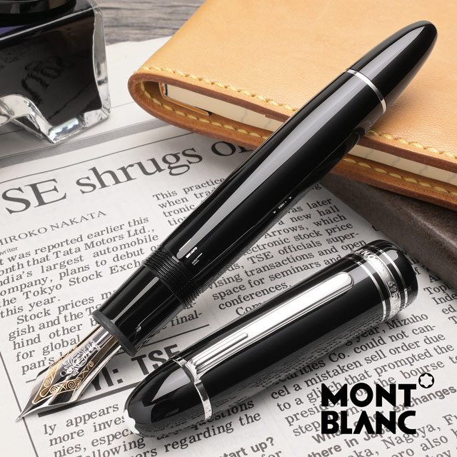 MONTBLANC（モンブラン） 万年筆 マイスターシュテュック プラチナコーティング P149 ブラック 11506