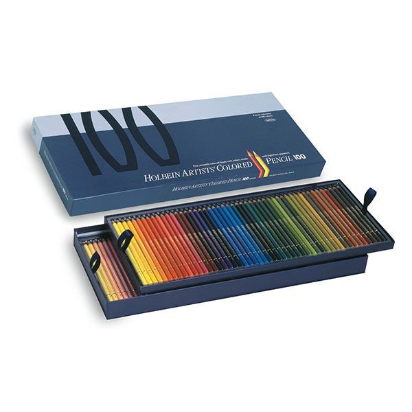 ホルベイン 色鉛筆 100色 セット 紙函 - 文具、ステーショナリー