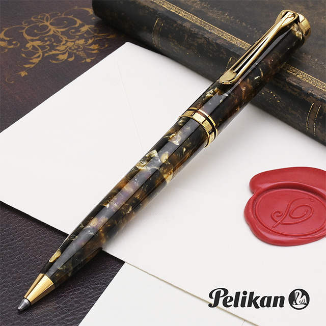 即日出荷OK】Pelikan（ペリカン）特別生産品 ボールペン スーベレーン K800 ルネッサンスブラウン | 世界の筆記具ペンハウス