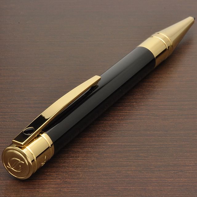 値段交渉 D・イニシャル ボールペン ブラック・ゴールド 265202 (正規輸入品) 筆記用具 