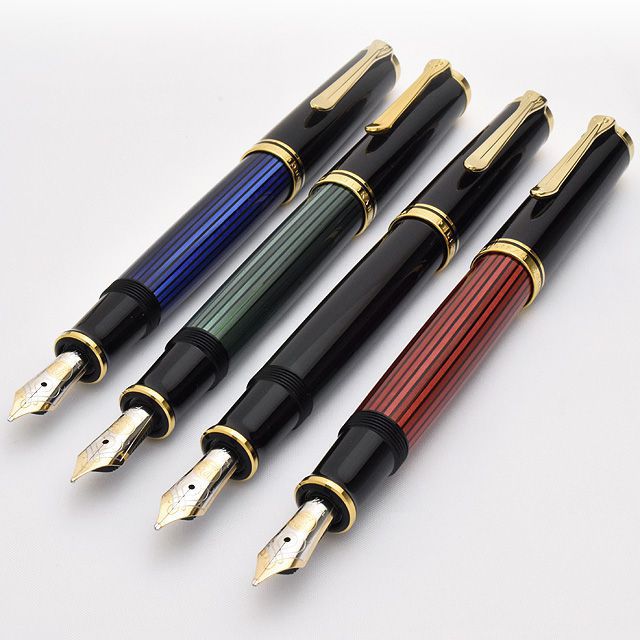 Pelikan 万年筆 ペリカン 万年筆 スーベレーン 600シリーズ 緑縞 世界の筆記具ペンハウス