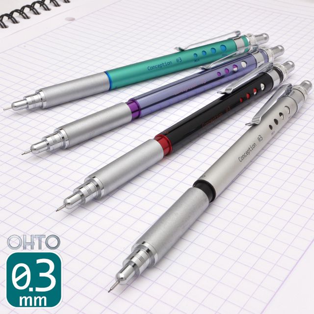Ohto オート ペンシル 0 3mm コンセプション03 高性能シャープペンシル 世界の筆記具ペンハウス