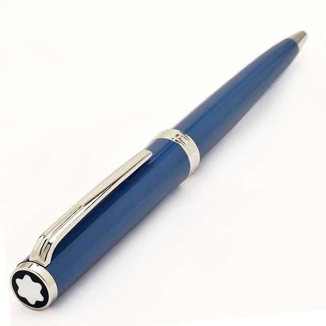 正規店人気MONTBLANC モンブラン　ボールペン　PIX ブルー　極美品 筆記具