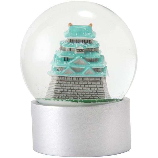 デスクアクセサリー Snow Globe スノーグローブ スノードーム 江戸城 世界の筆記具ペンハウス