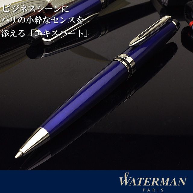 Waterman ウォーターマン ボールペン エキスパート エッセンシャル ダークブルーct 世界の筆記具ペンハウス