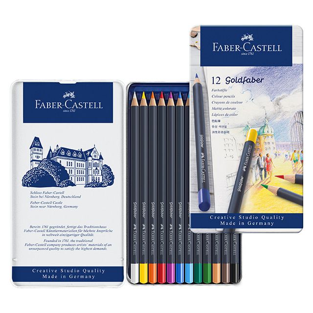 アート用品【値下げ】faber-castell色鉛筆12色