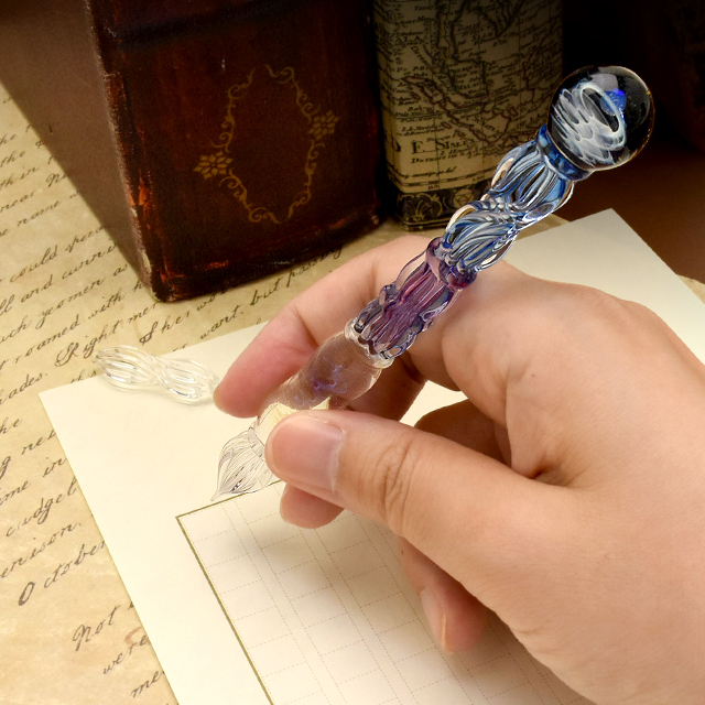 Paraglass ガラスペン ギャラクシー Galaxy glass pen喫茶ペン - 筆記具
