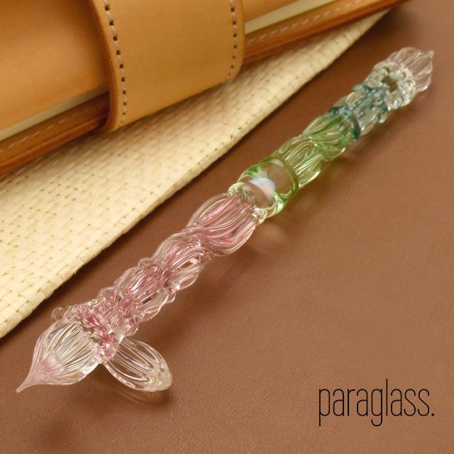 paraglass パラグラス ガラスペン 2way glass pen フェアリーピンク ...