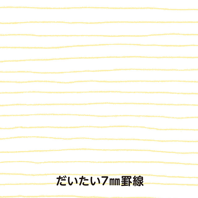 いいかげんノート ナガハシ印刷 A5サイズ いいかげんノート なつみかん だいたい7mmよこ罫線 世界の筆記具ペンハウス