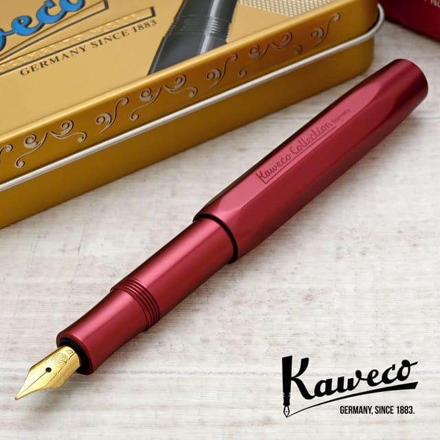 Kaweco AL Sport 万年筆 シルバー 細いペン先 Kaweco Sport 八角形