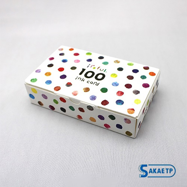 SAKAEテクニカルペーパー イロフル インクコレクションカード 名刺サイズ PI-IC100W