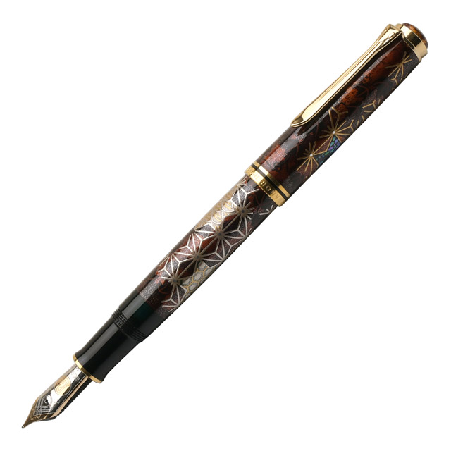 Pelikan ペリカン 限定品 蒔絵万年筆 M1000 蔦に小紋 | 世界の筆記具ペンハウス