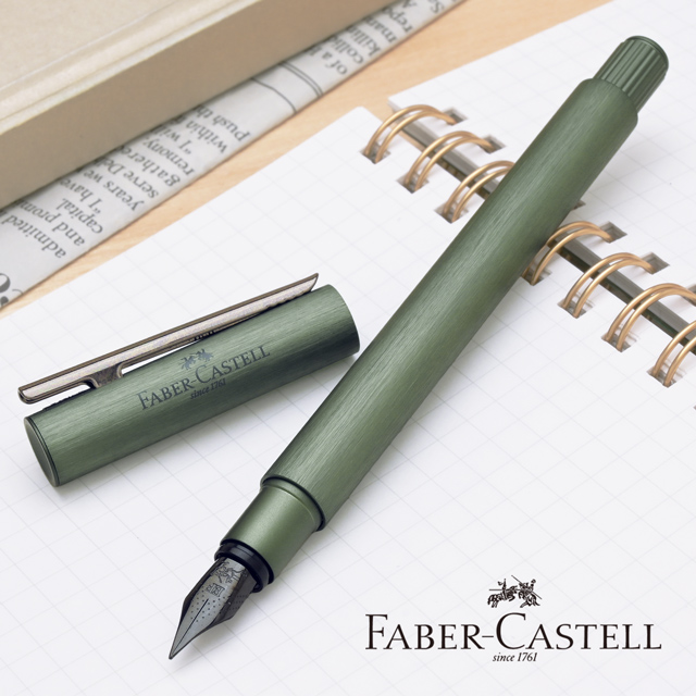 FABER-CASTELL（ファーバーカステル）万年筆 ネオスリム オリーブグリーン