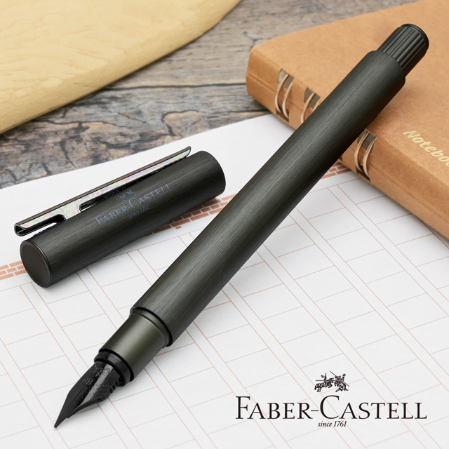 FABER-CASTELL（ファーバーカステル）万年筆 ネオスリム ガンメタル