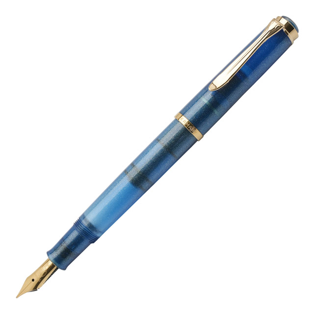 即日出荷OK】Pelikan（ペリカン）特別生産品 万年筆 クラシック M200 ゴールデンラピス | 世界の筆記具ペンハウス