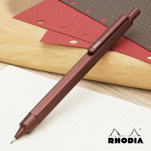 RHODIA（ロディア）限定品 ペンシル スクリプト コレクション メカニカルペンシル マロンブラウン cf9347 | 世界の筆記具ペンハウス