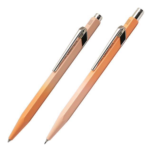 名入れ一本分 無料】CARAN D'ACHE カランダッシュ アジア限定 ボールペン＆0.5mmペンシル フレッシャーズ2024 849  サンセットスカイ ギフトセット 8490-705 | 世界の筆記具ペンハウス