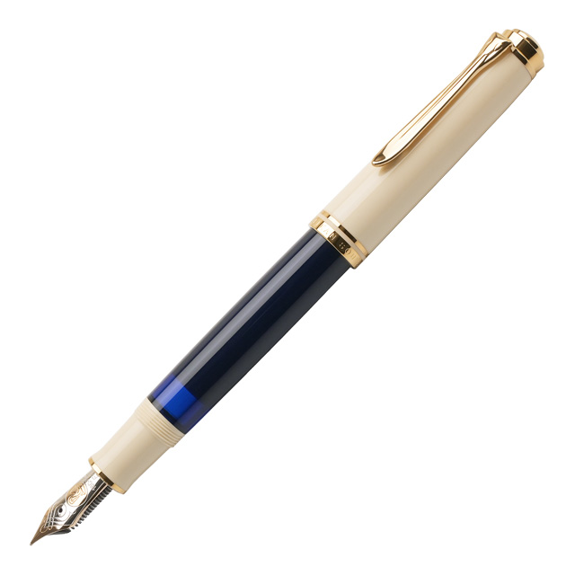 Pelikan（ペリカン）万年筆 特別生産品 スーベレーンM800 クリームブルー | 世界の筆記具ペンハウス