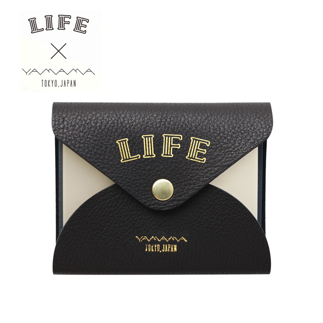 LIFE（ライフ）×やまま文具 レザーカバー付きふせん 無地 YL01