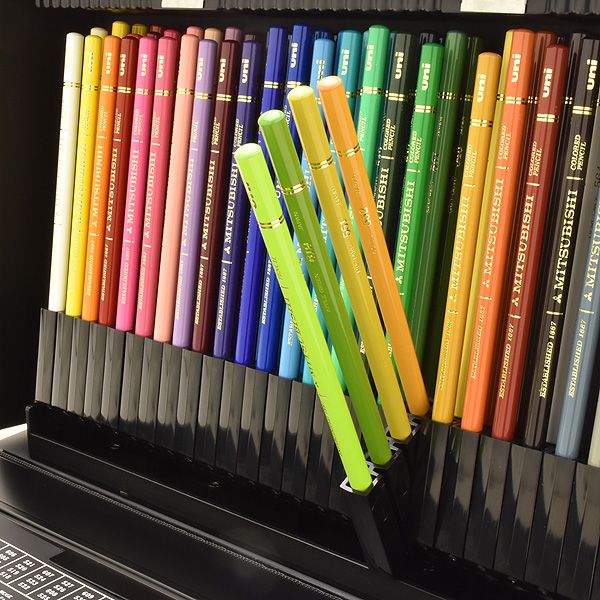 100色色鉛筆】mitsubishi 色鉛筆 三菱鉛筆 ユニカラー 100色 | 世界の ...